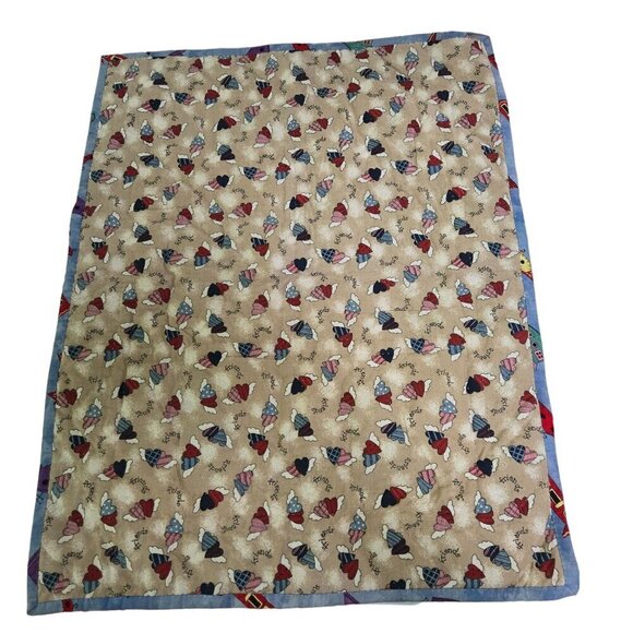 Vintage Overall Sam Mini Quilt Doll Quilt Wall Hanging Mid Century - Picture 2 of 8